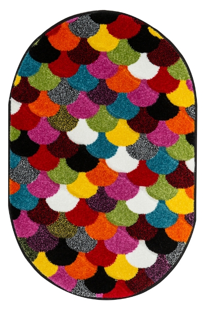 Imagine Covor Oval Fruze Multicolor F190