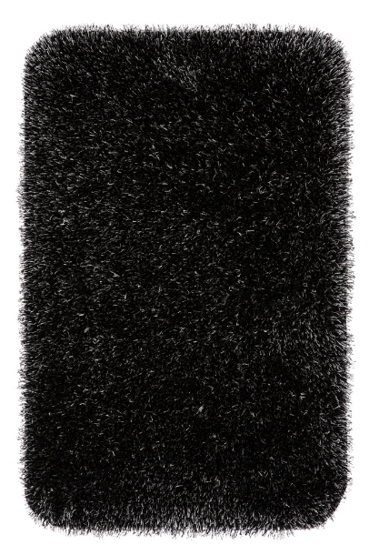 Imagine Covor Drept Matase Santana Gri - Negru 6265